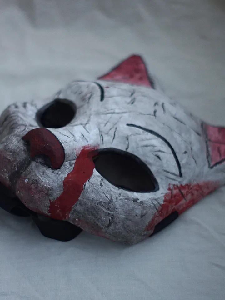 Huntress Cat Mask Dead by daylight mask Kitty wearable halloween costume cosplay survival horror game mask
