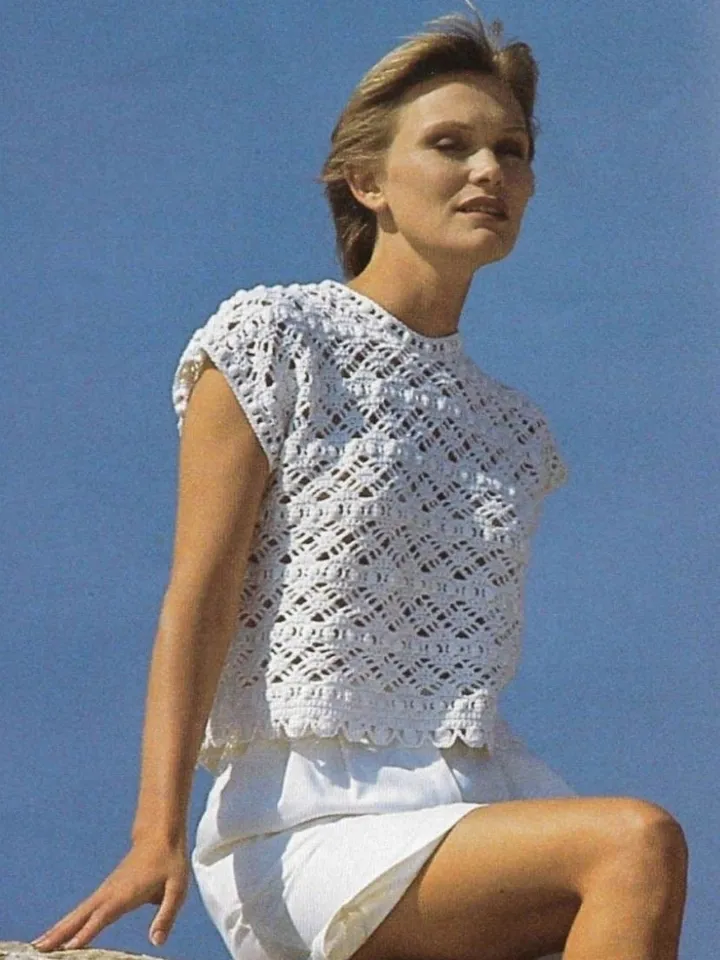 Top crochet pattern  crochet top women  crochet top summer crochet pattern PDF