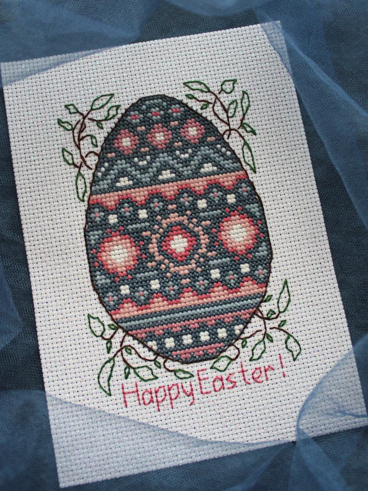 Cross stitch pattern Easter, cross stitch pattern PDF Easter egg