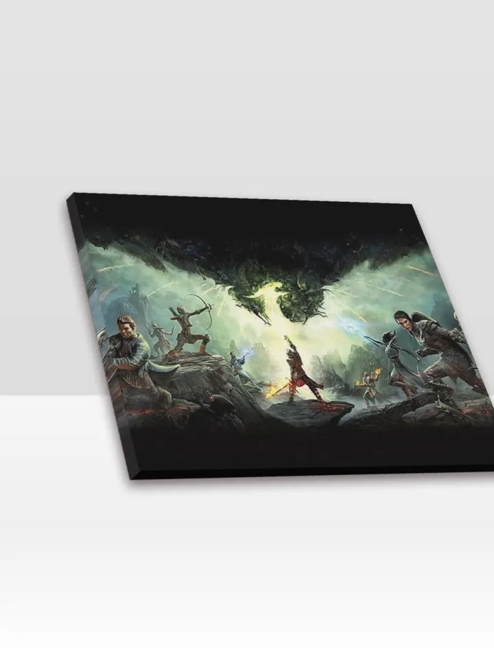 Dragon Age Frame Canvas Print