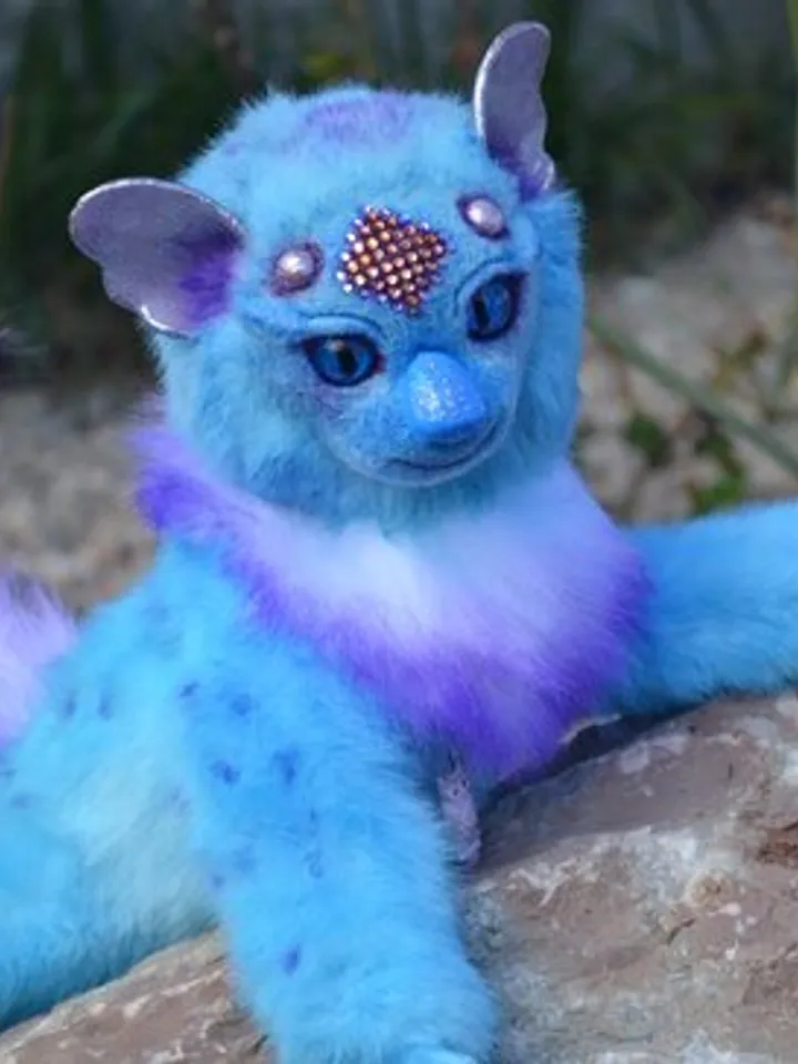 Blue monster.