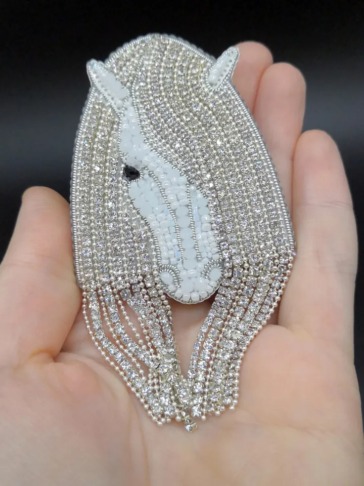 White Horse Brooch