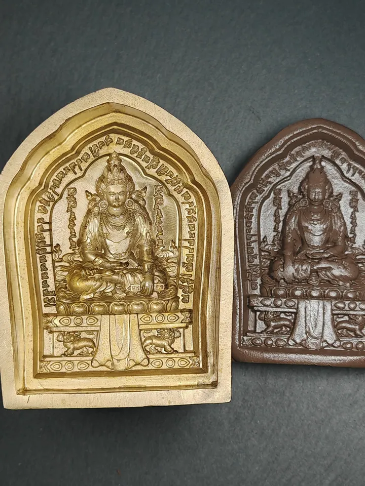 Shenrab Miwo Tsa Tsa Mold, 11cm Shenrab Miwoche ,Gandhanra Handmade Tibetan Bon religion Statue Mould