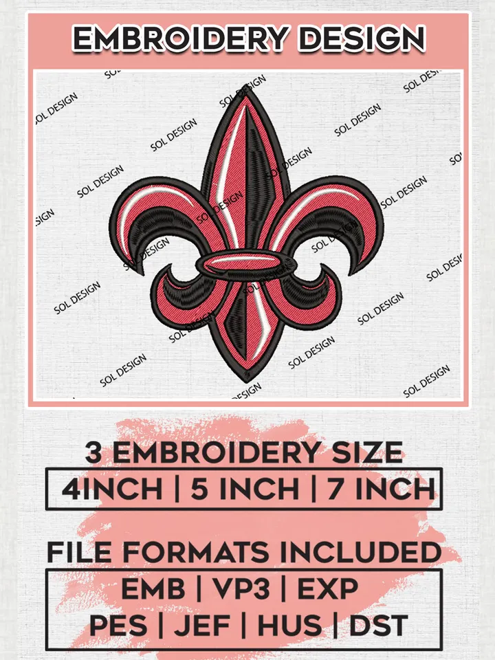 Louisiana Ragin Cajuns NCAA Mascot Logo Embroidery Designs, NCAA Logo Machine Embroidery Files, NCAA Louisiana Ragin Cajuns Logo, NCAA Embroidery Designs, Machine Embroidery Designs, Digital Download