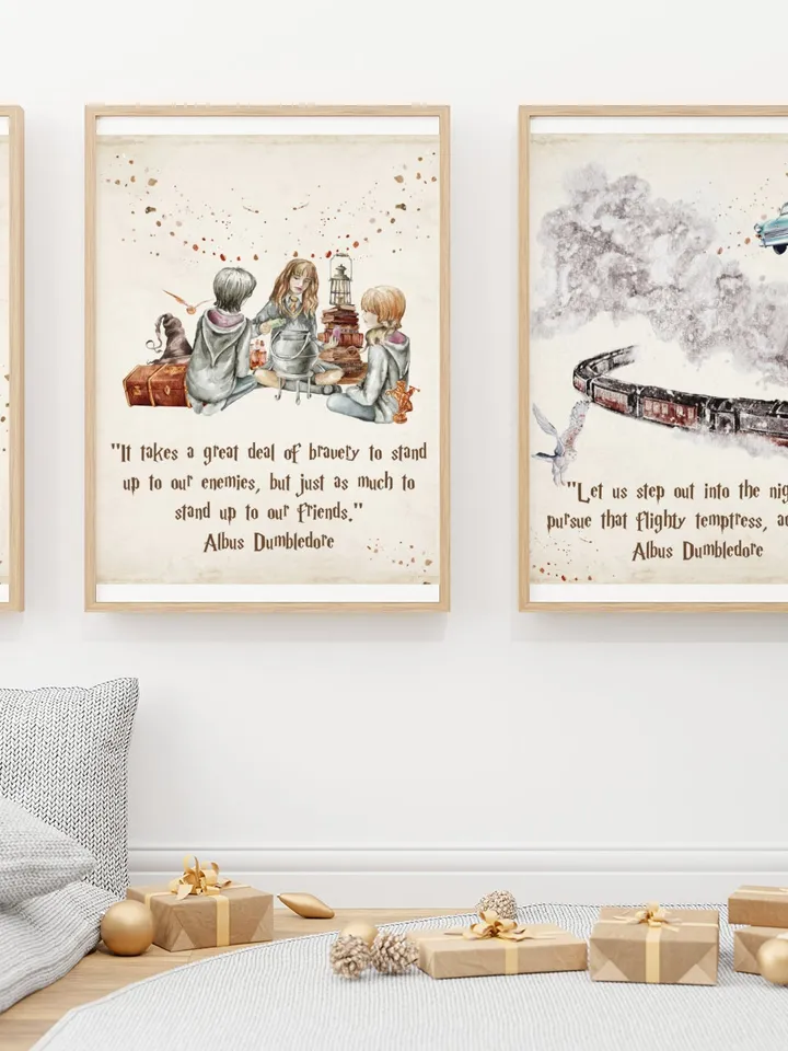 Wizarding World Printables Wall art; Magic School printable nursery; Wizarding World Quotes; Wizard Poster; Wizard Print; Wizard Decor