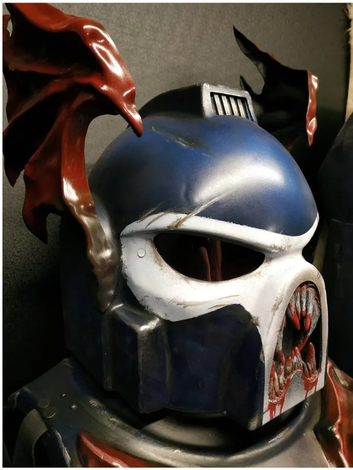 Warhammer 40K - Spacemarine - Cosplay - costume - full armour - Night Lords - 55