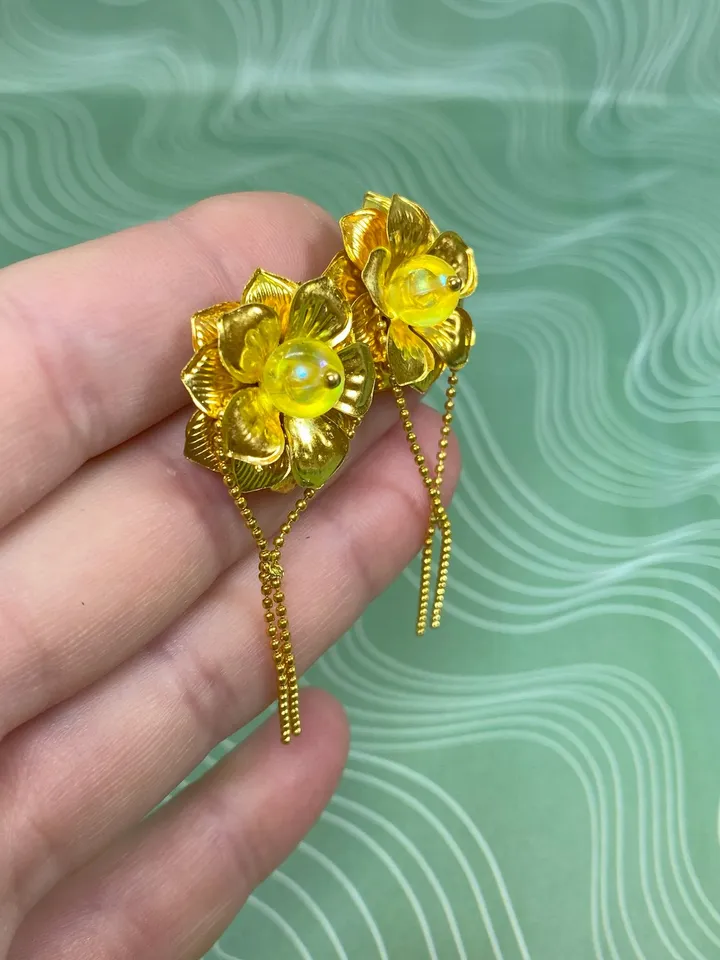 Handmade earrings. Individual design. Designer earrings.