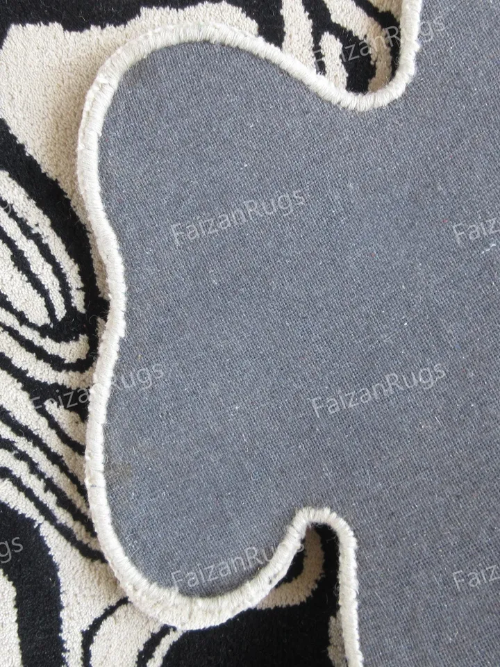 Abstract Face Melting Rugs | Hand-Tufted Stunning Colors Wool Rug | Handmade Area Rug for Home, Bedroom, Living Room, Kids Room, Custom Rug