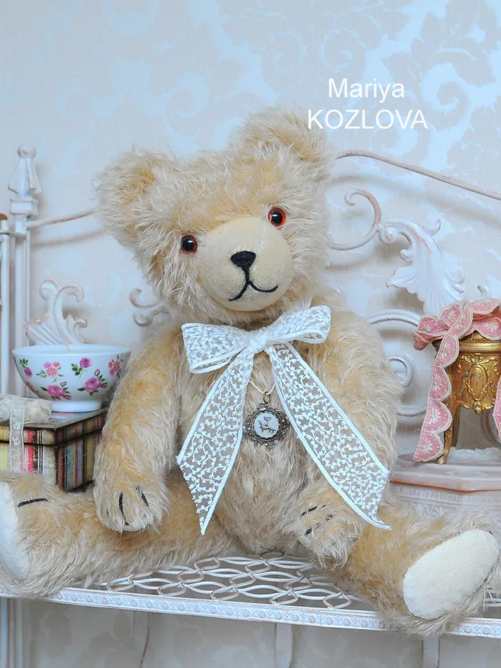 PDF Antique Teddy Bear Sewing E-Pattern 20" Artist design Besties Bears/ Mohair Bear 1930/ traditional old German bear