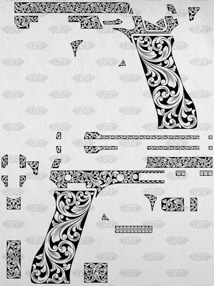 VECTOR DESIGN IWI Jericho 941 FS9 Scrollwork