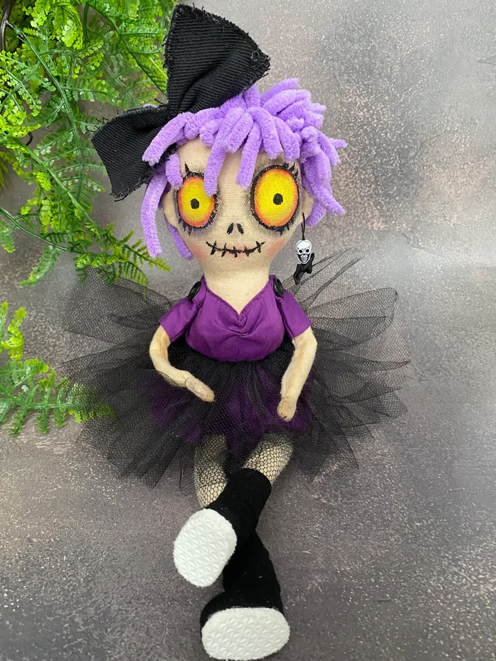 Cute creepy doll . Halloween gift