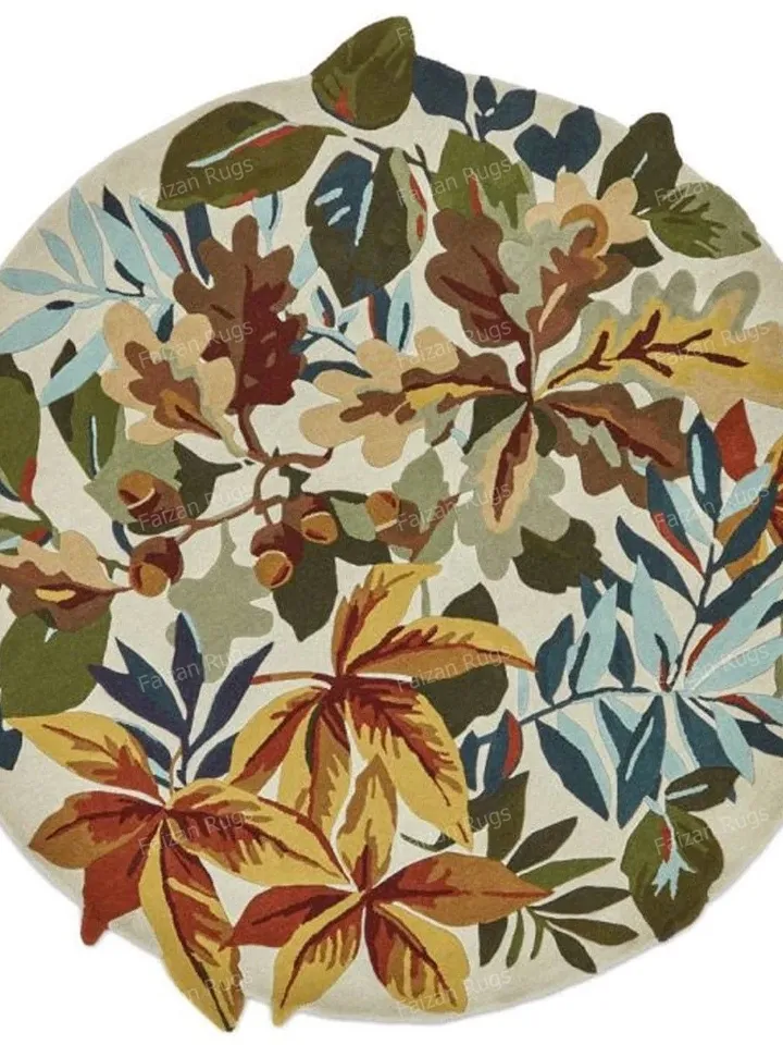 Natural Floral Hand tufted rugs 100% wool for living room, bed room, kids room in any size 4x4,5x5,6x6,8x8,9x9,10x10 Hurry up!!!!