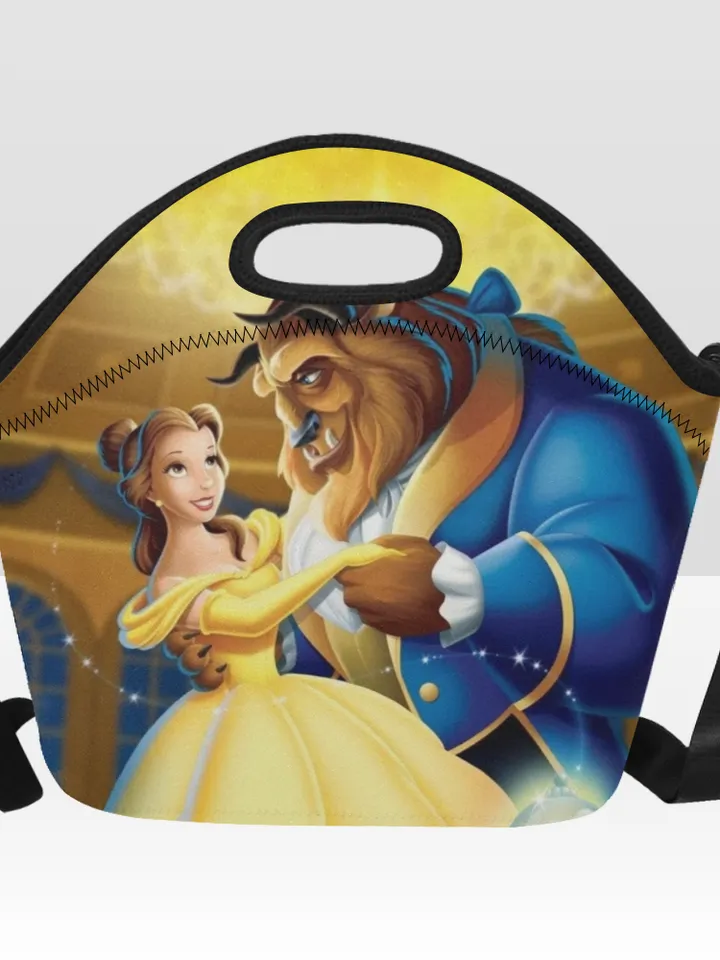 Beauty and Beast Neoprene Lunch Bag, Lunch Box