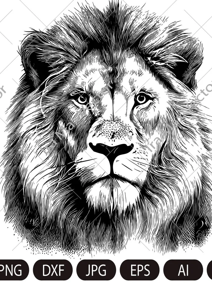 Lion Head svg / Lion Face svg / Lion svg / Lion King svg Lions Mascot svg / Leo svg /Lion Head /Lion Printable / INSTANT DOWNLOAD