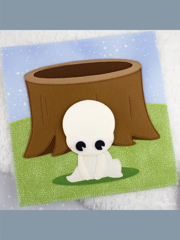 Mushroom - Felt Busy Book Page - Sewing Pattern