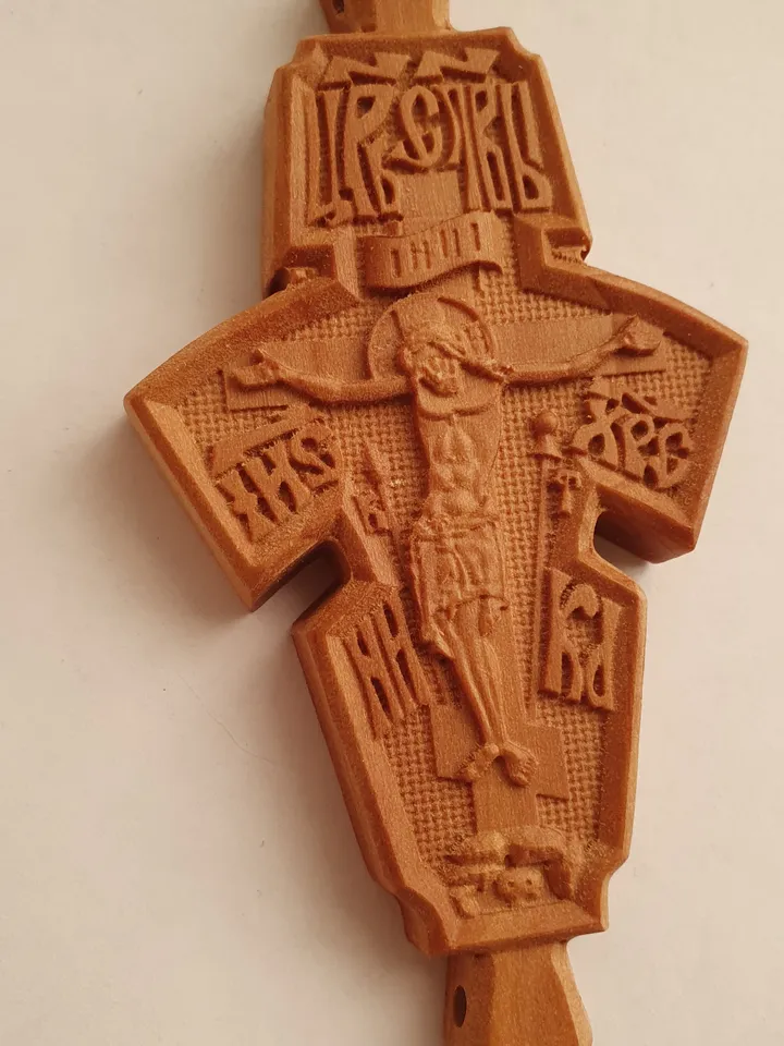 Paraman wooden cross monk cross