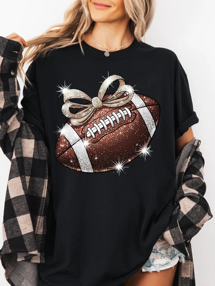 Football png Glitter football Disco football Game day Football mama Sports png Football girly Fall png Football Preppy png Football season