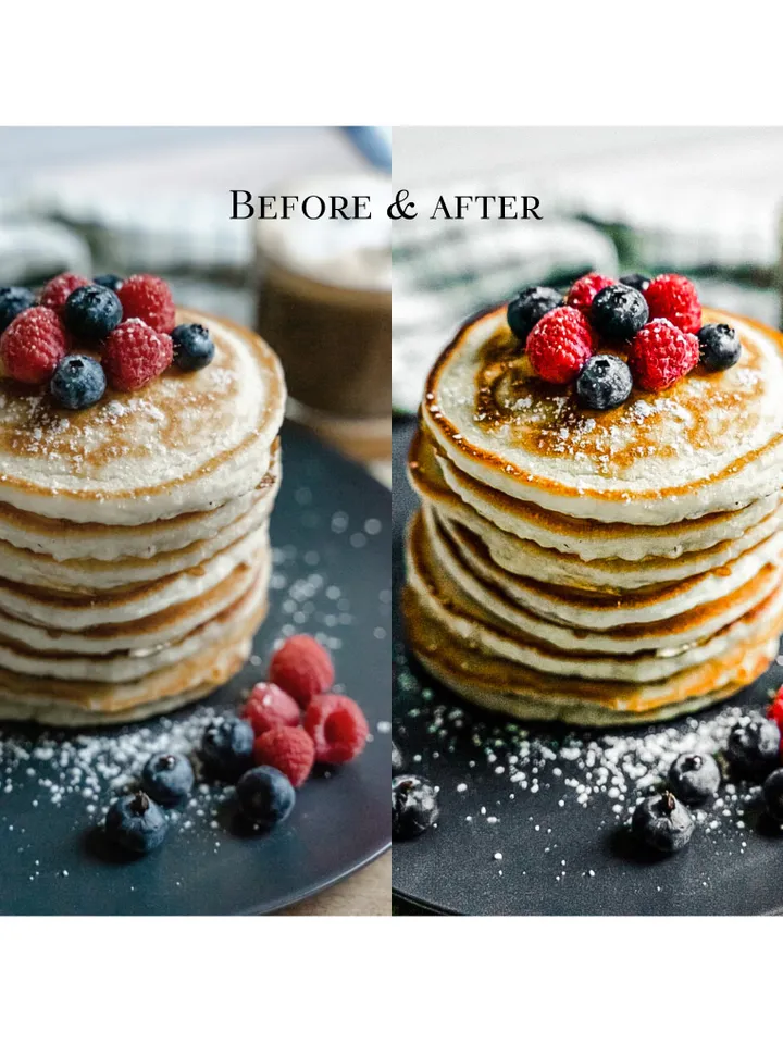 Mobile Lightroom Presets, Lightroom presets for food, Aesthetic presets, Photo filters for food, for food blogger, Cook