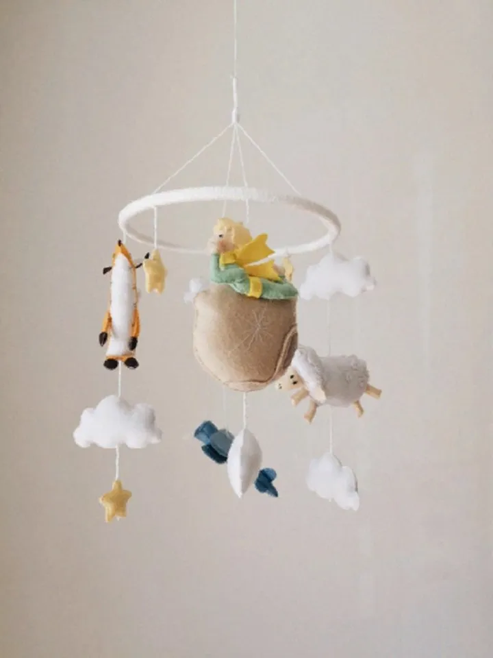 Baby mobile nursery boy, The little prince, Baby shower gifts