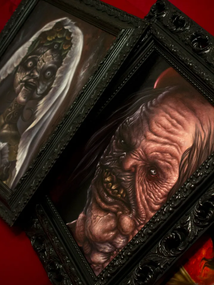 Oil painting Resident Evil Salvatore Moreau