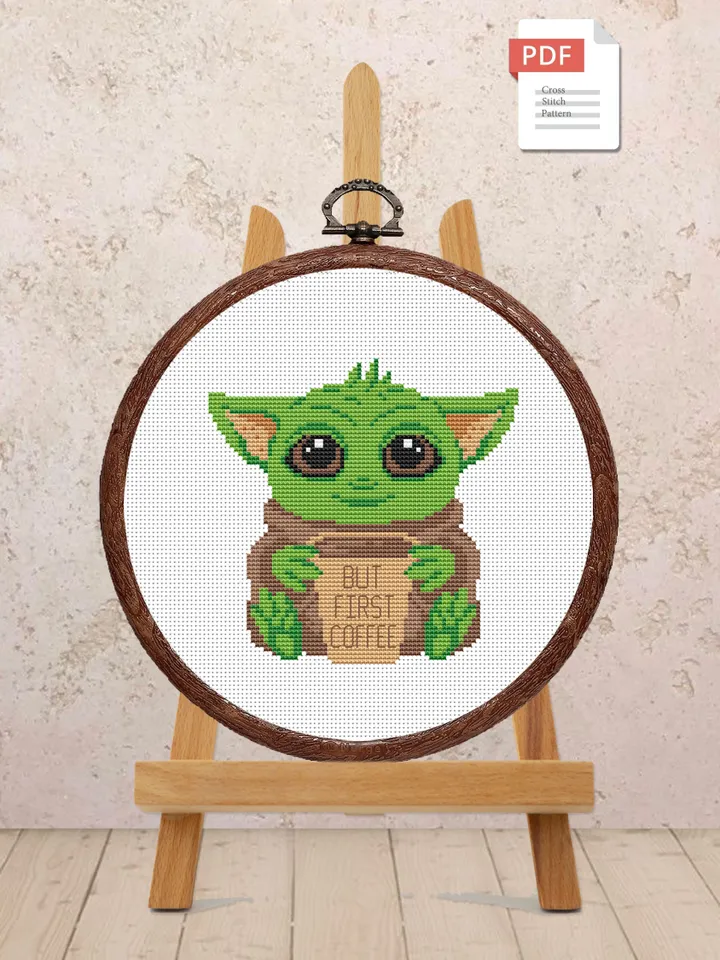 But First Coffee Cross Stitch Pattern, Movies Cross Stitch, Movie Pattern, Wizard Cross Stitch Pattern, TV Cross Stitch Patterns #mv023