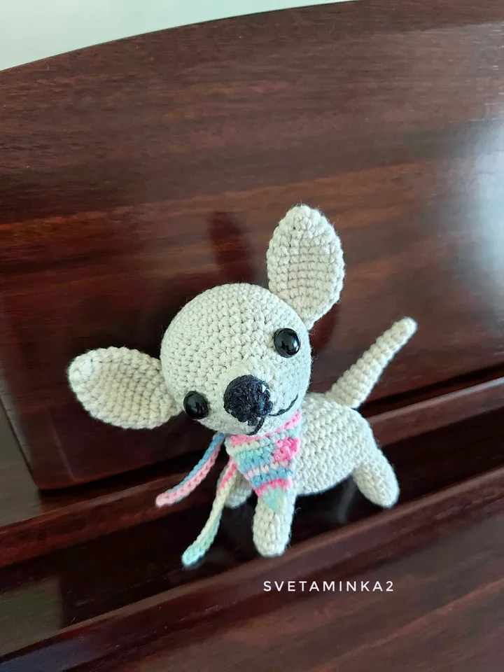 Crochet Puppy Pattern Amigurumi Dog. Digital Download. PDF.