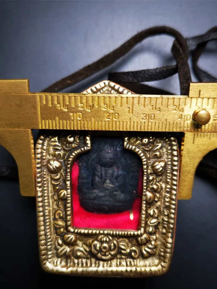 Gandhanra Acient Gau Ghau Shrine of Amitayus, Amitabha,Old Tibetan Buddhist Altar Amulet Pendant,80 years old