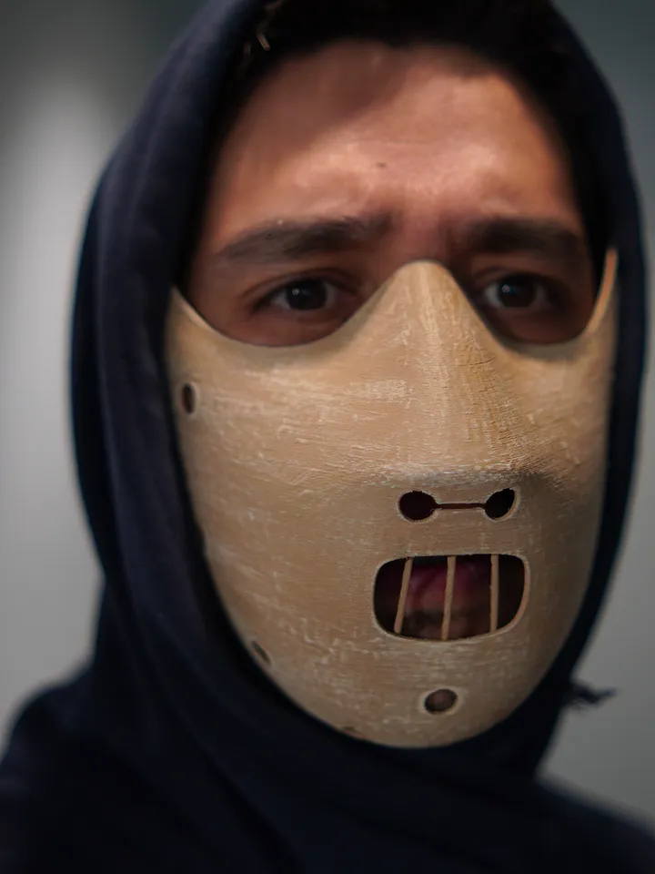 Hannibal Lecter mask from The Silence of the Lambs Hannibal Lecter mask