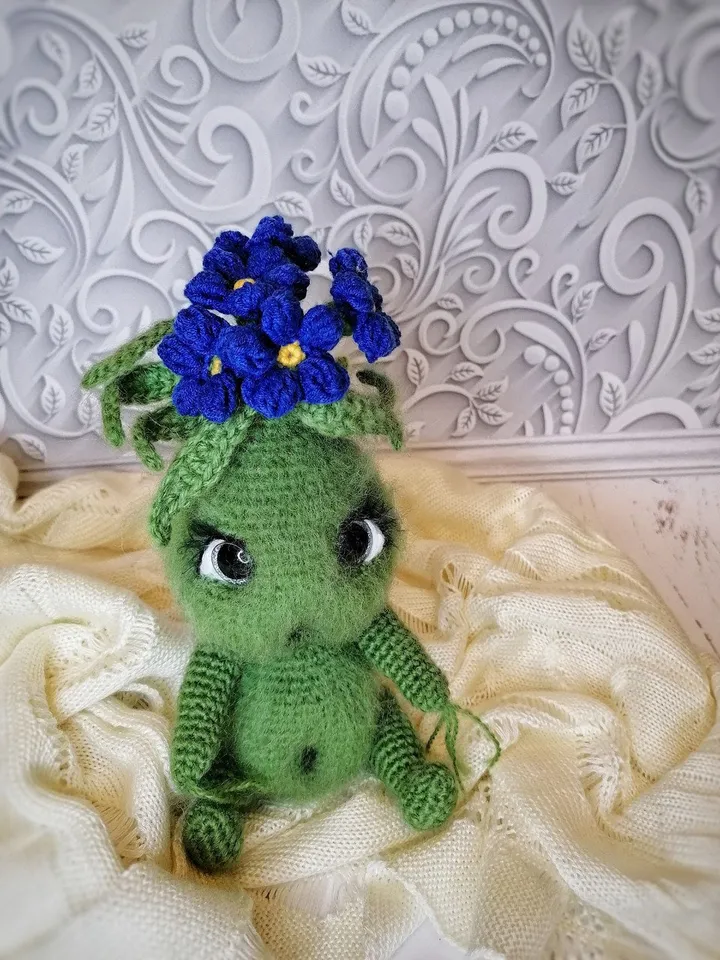 PDF Crochet Plant Amigurumi Pattern, Cute Rose Flower Doll Cactus Toy, Crochet Home Decor, Amigurumi Flower Spring and Valentine’s Gift