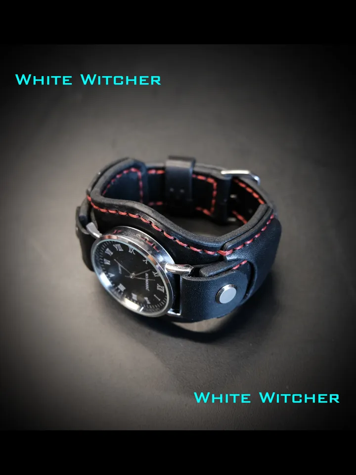 Handmade leather watch strap - wristband made to order.