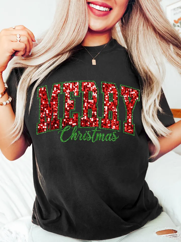 Christmas Glitter Png, Merry Christmas Png, Retro Christmas Png, PNG, Santa Claus PNG, Bundle Png, Sublimation Designs