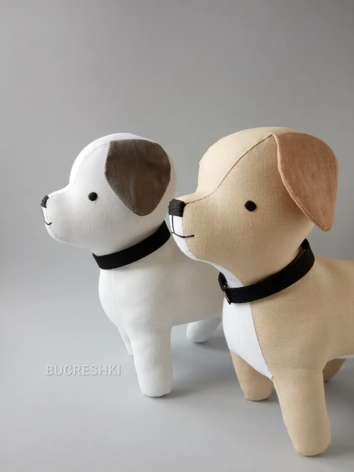 Stuffed Puppy Sewing Pattern PDF