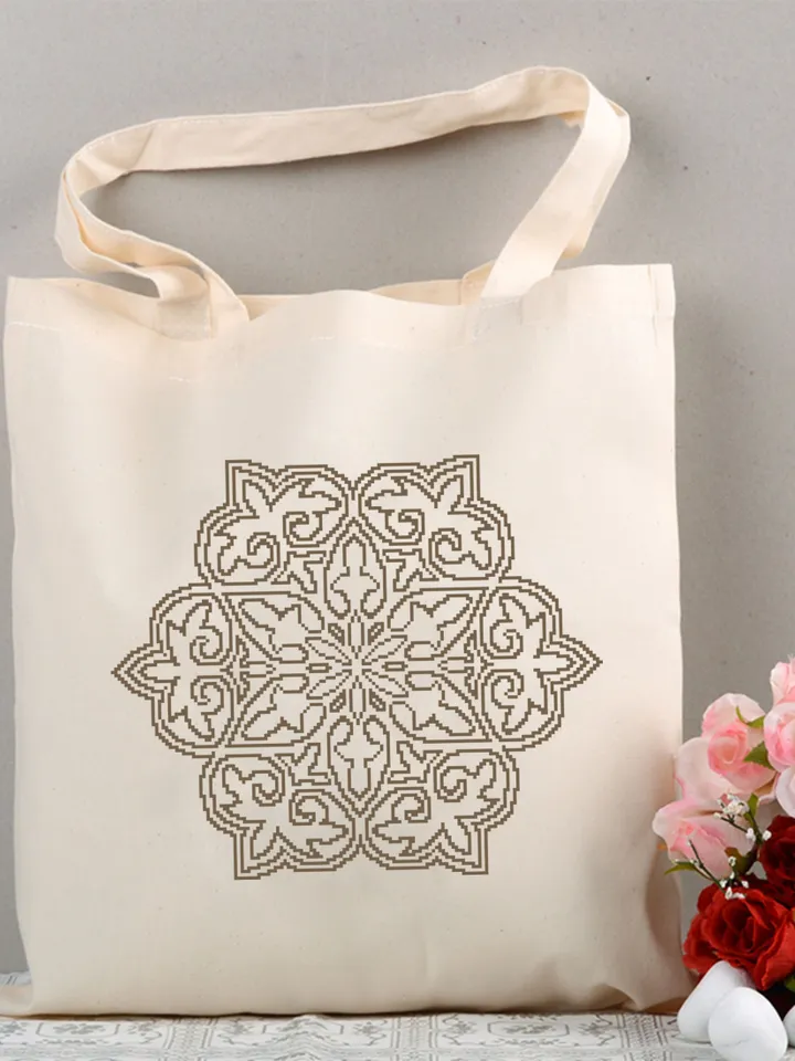 Mandala cross stitch pattern download PDF, Snowflake ornament cross stitch, Monochrome cross stitch chart, Mandala hand embroidery PDF #M24