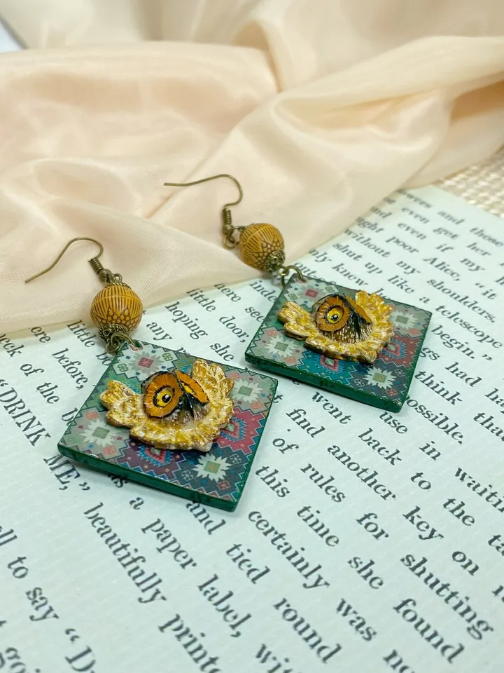 Designer handmade earrings.