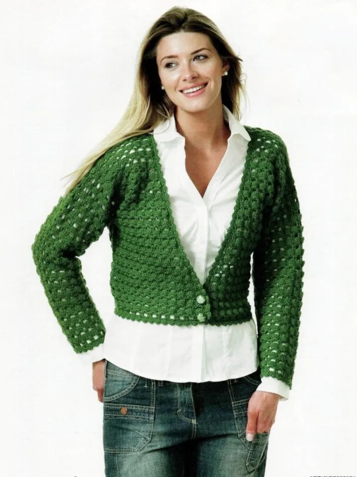 Long cardigan pattern lace crochet cardigan easy summer cardigan jacket long short pdf instant download