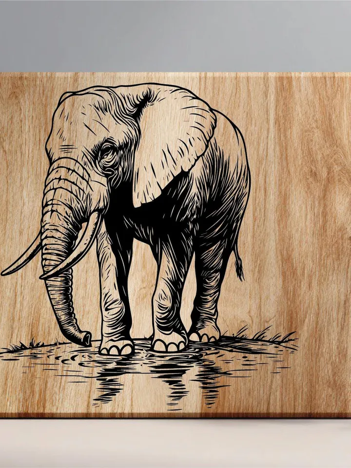 Vector 20 Elephant Design Bundle cute Elephant PNG for Sublimation Elephant SVG file for cricut, Elephant Laser Cut file for engraving