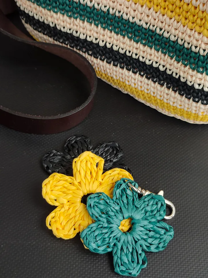 Summer Straw Crossbody - Raffia Bag for Women - Small Handbag - Genuine Leather Belt