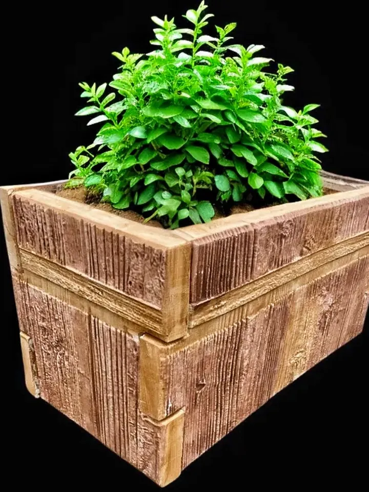 Set of forms 2 pcs for a garden flowerpot Planter