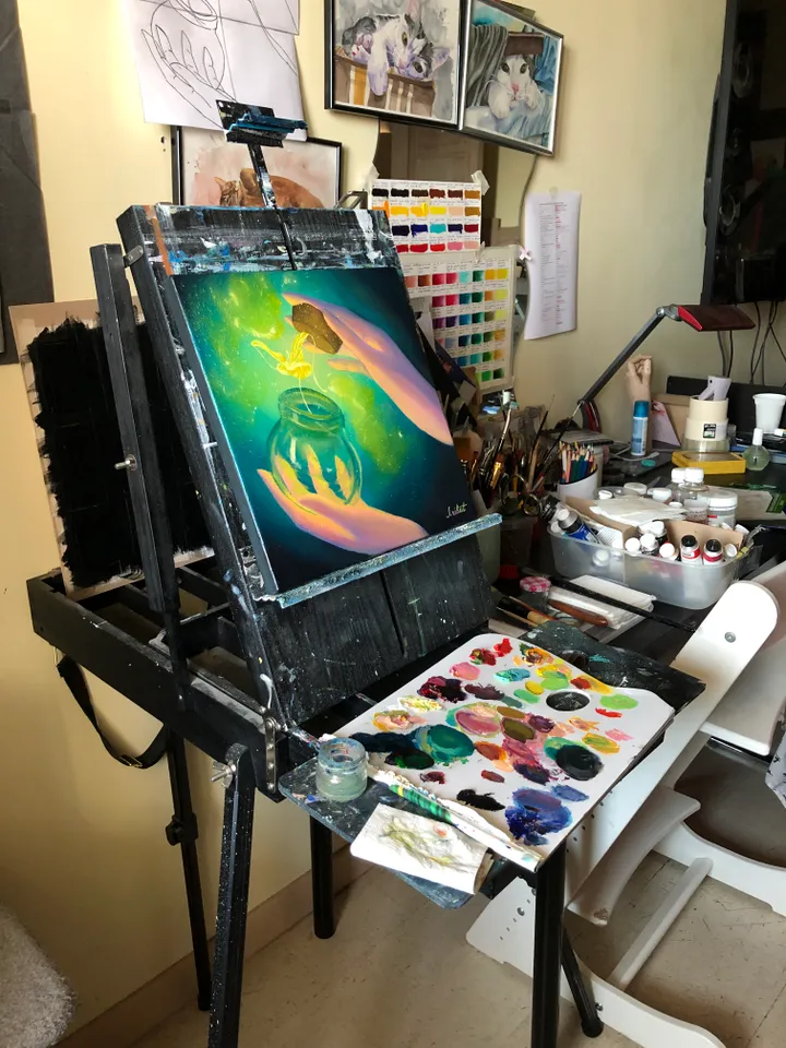 Butterfly painting Salvation artwork
