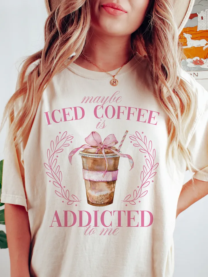 Coquette Iced Coffee PNG-Sublimation Download-Tshirt Design,Retro png,Summer png,Retro Sublimation,Coffee png,Coffee Sublimation,Trendy png