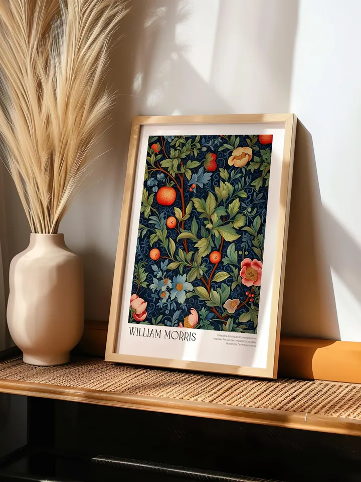William Morris Wall Art, Vintage Botanical Print, Floral Poster Arts Decor, Digital Download, William Morris Print Digital Download AA20