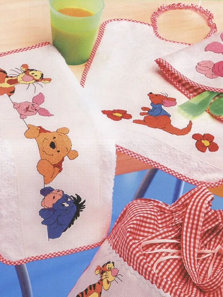 Winnie Pooh and Friends Cross Stitch Pattern Digital Download PDF