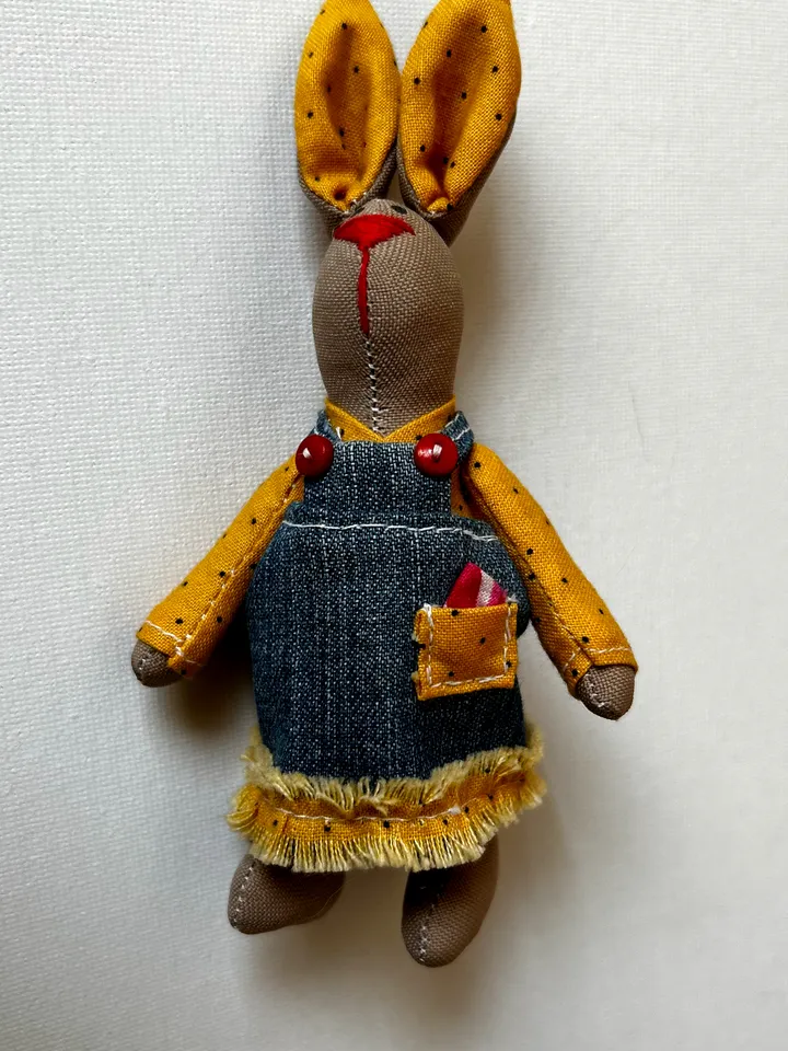 A romantic pair of rabbits. An exclusive interior toy. A unique gift. Completely handmade