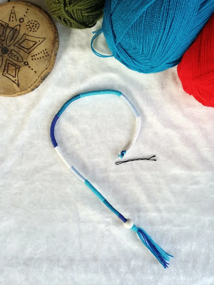 Custom - Clip-in hair wrap mixed design choose your colours custom false hair wrap dreadlock dread removable design your own beach vacation