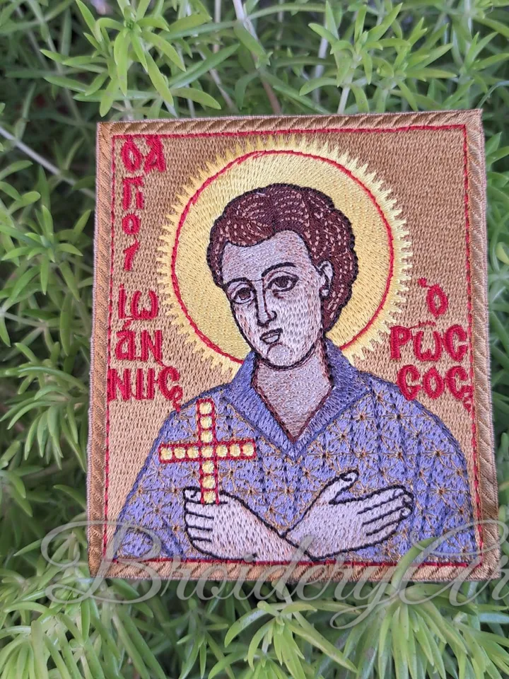 Saint John the Russian embroidery design