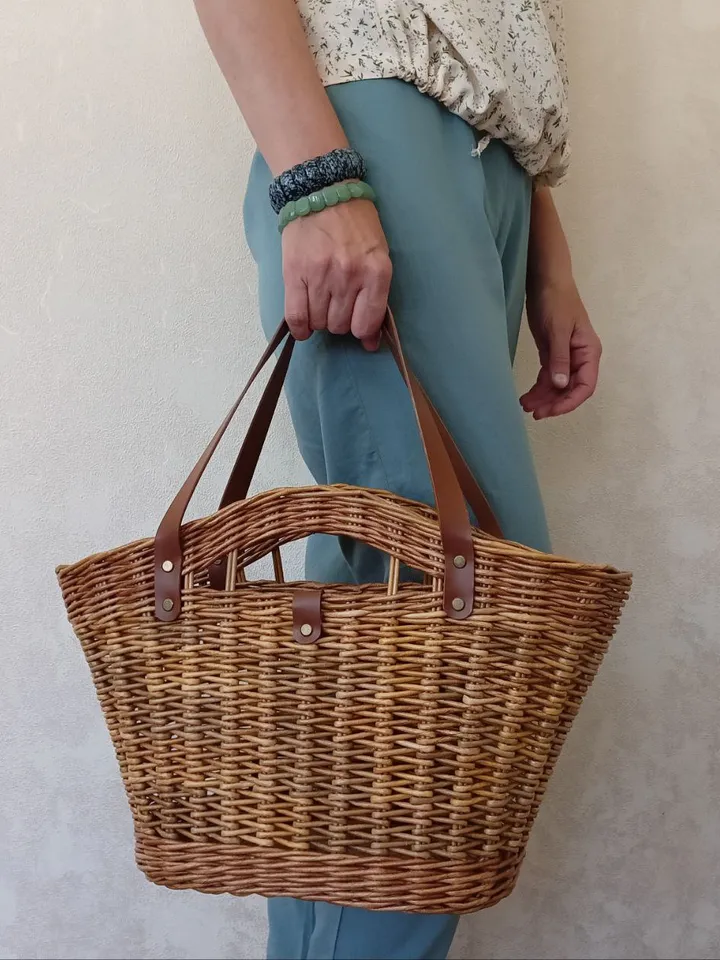 Wicker summer bag
