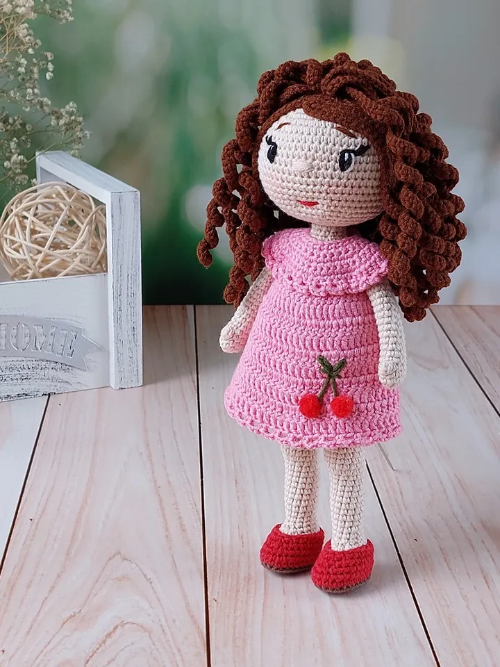 Crochet doll pattern. Pattern amigurumi. Digital crochet pattern. Crochet tutorial doll. Pattern baby doll. Pattern PDF.