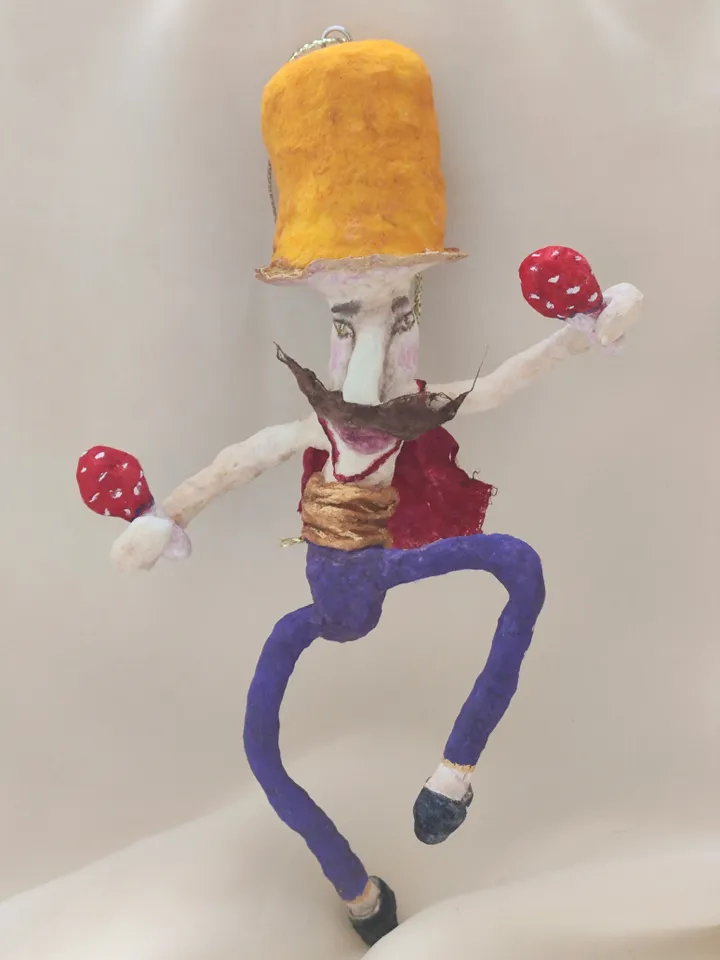 Original decorative doll Mushroom