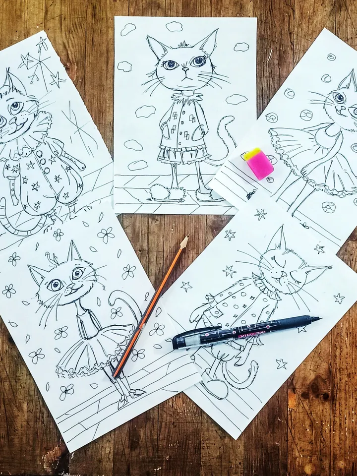 Cats Coloring Pages Download