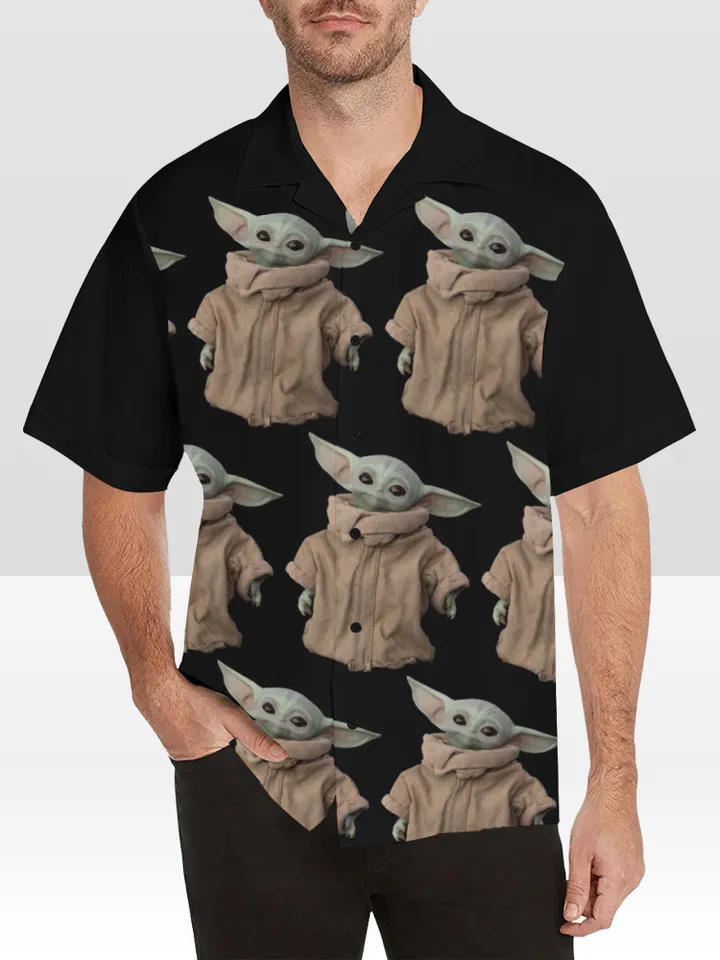 Grogu Baby Yoda Hawaiian Shirt